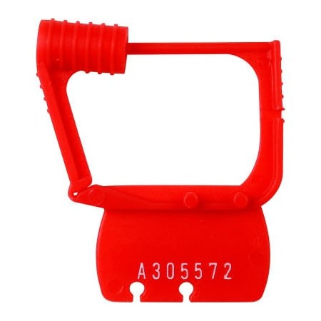 Detecto Detecto Red Plastic Seals, Individually Numbered, Bag of 50 CAPS